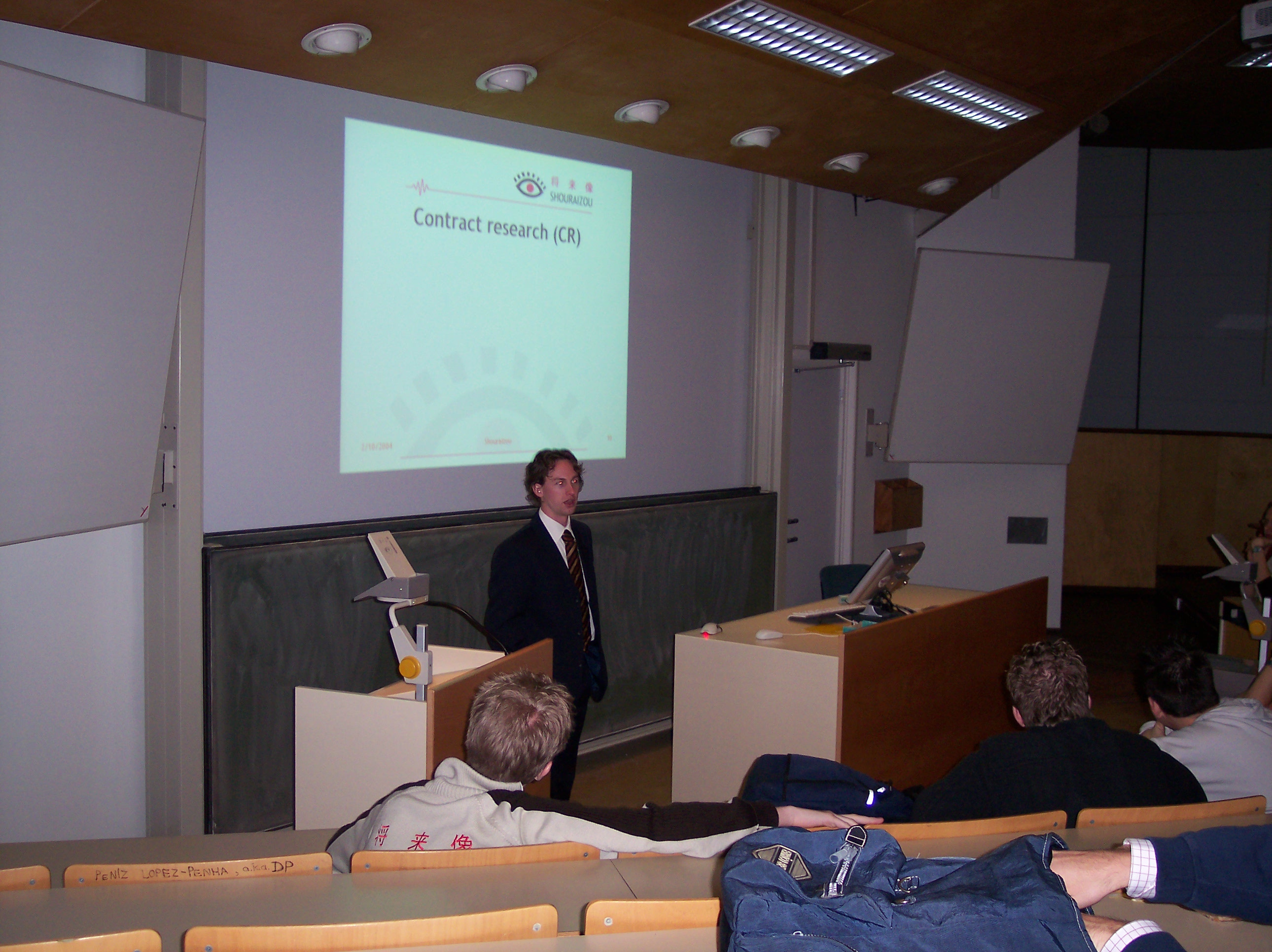 Martin explains the contract researches