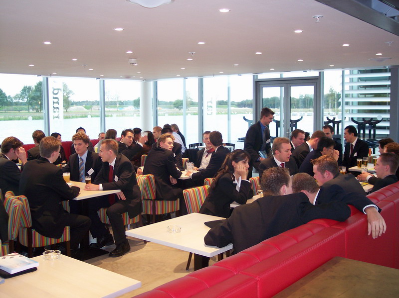 ...to have a drink together...