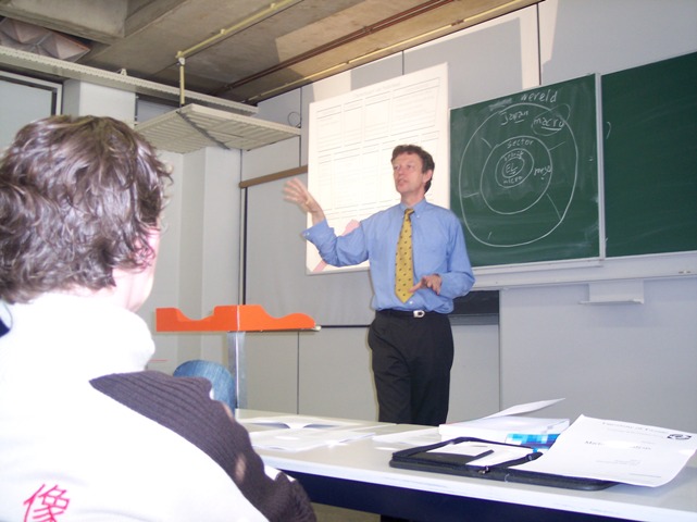 The committee is sitting at the first row