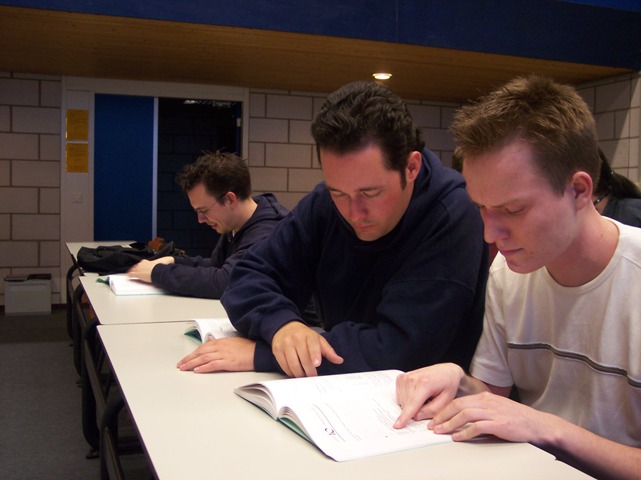 Arjen and Johan are discussing something